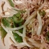 牛肉とピーマンのオイスターソース炒め