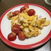 ゴマ油の香りがたまらない！トマトと卵の中華炒め