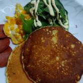 お店みたいな仕上がり！モチモチイーストパンケーキ by 保田 美幸さん