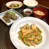 ゴーヤと豆腐のチャンプルー