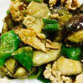 ナスと豚肉の味噌炒め