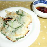 サクッと絶品！簡単ニラだけチヂミ