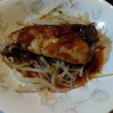 ブリ塩焼きの梅ダレがけ