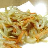 玉ネギとゴボウのかき揚げ