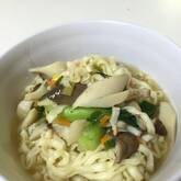 野菜スープうどん