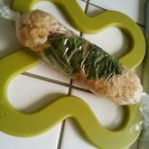 ジャコと明太子のスティックおにぎり