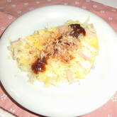 キャベツの卵とじ