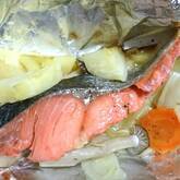 鮭のバターホイル焼き