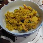 ポテトとカボチャの濃厚サラダ