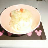 すりおろし梨がけアイス