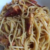 生クリームなし全卵で！ 小松菜とベーコンのカルボナーラ by 吉田 朋美さん