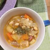 豆入りジャガのスープ煮