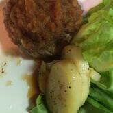 和風ソースがけステーキ