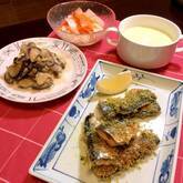 サンマのハーブパン粉焼き