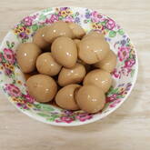 大根とウズラの卵のしょうゆ漬け