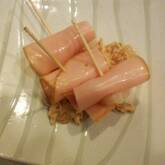 冬瓜とハムのくるくるサラダ