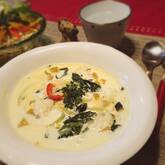 鮭缶チャウダー