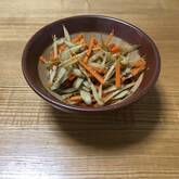 ゴボウとニンジンのきんぴら