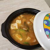 白菜とシジミのみそチゲ