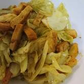 キャベツのスパイシー炒め