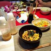 焼き鳥缶の卵とじ丼