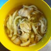 ポークネギうどん