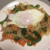 エビとアンチョビ焼きそば