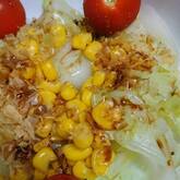 ゆでキャベツのサラダ