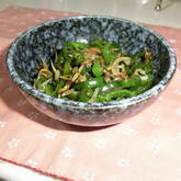 ピーマンのジャコ炒め