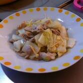 白菜と豚バラ肉の蒸し煮