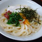 暑い日に！冷やし月見とろろうどん
