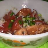 トマトのショウガドレッシング和え