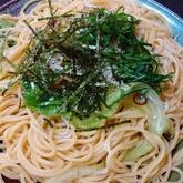 15分で完成！簡単ペペロンチーノ 大葉とシラスで