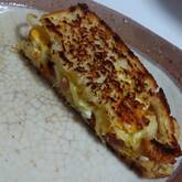 フライパンDEホットサンド～カルボナーラ風サンド～