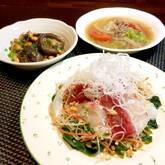 パリパリ春雨の刺身サラダ