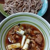 香ばし焼きネギと豚肉のつけそば