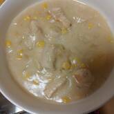 鶏とコーンのクリーム煮