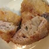 モヤシと薄切り肉のカツ