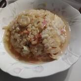 ふんわり卵白のトロトロあんかけチャーハン