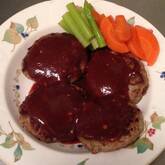 キノコ入りハンバーグ