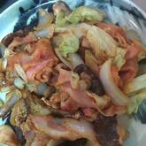 キノコとベーコンのサラダ