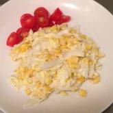 白菜とコーンのコールスロー