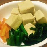 高野豆腐の炊き合わせ