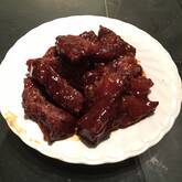 骨付き豚バラ肉のトマトソース煮