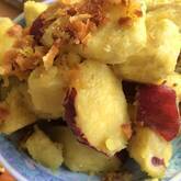 サツマイモのオレンジ煮