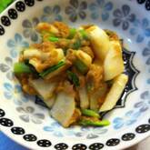 カブのツナみそ炒め