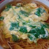 ミツバの卵焼きにゅうめん