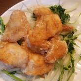 揚げ鶏むね肉のポン酢がけ
