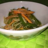 ピーマンとしらたきのきんぴら