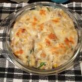 熱々マカロニチキングラタン